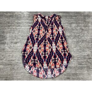 Como Vintage‎ Top Womens Medium Multicolor Sleeveless Polyester